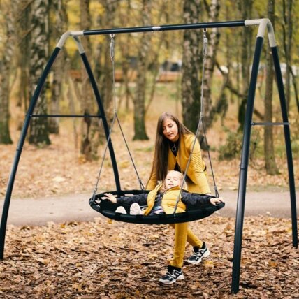 AXI Didelės tvirtos sodo sūpynės vaikams – gandro lizdas 2 AXI Didelės tvirtos sodo sūpynės vaikams – gandro lizdas 2
