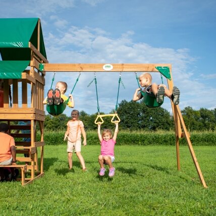 BACKYARD DISCOVERY Belmont medinė žaidimų aikštelė 6in1 10