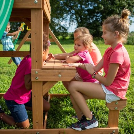 BACKYARD DISCOVERY Belmont medinė žaidimų aikštelė 6in1 8