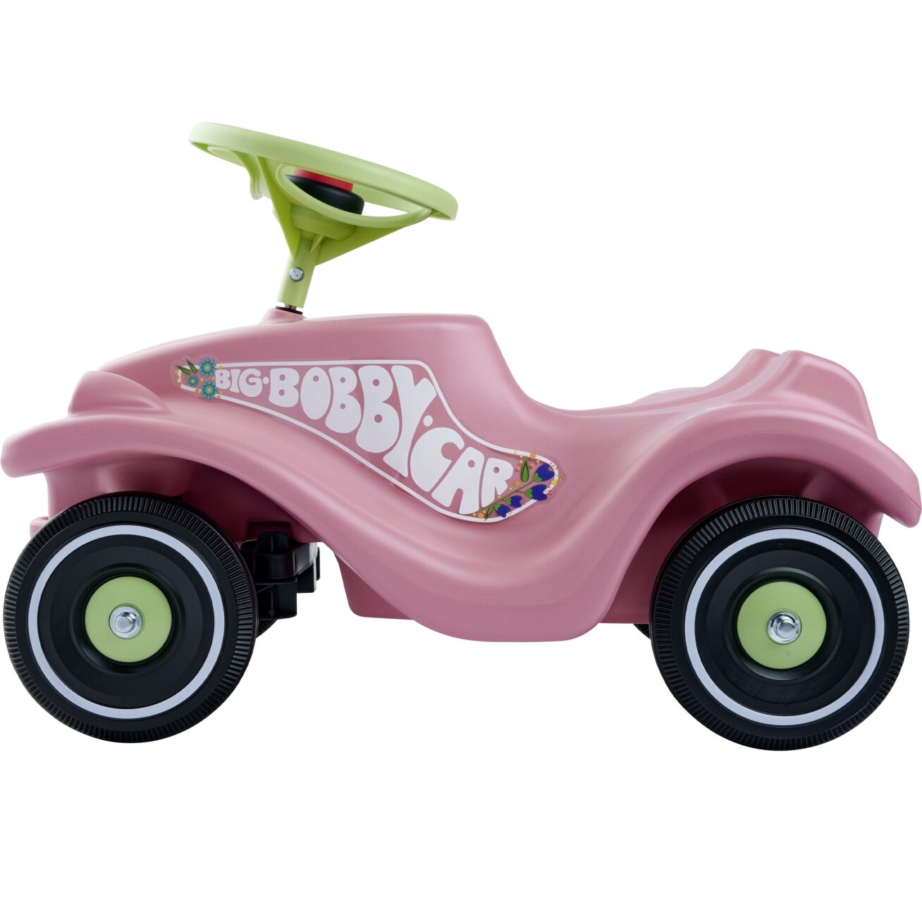 BIG Ežiukas Bobby Car Classic Flower rožinis 4