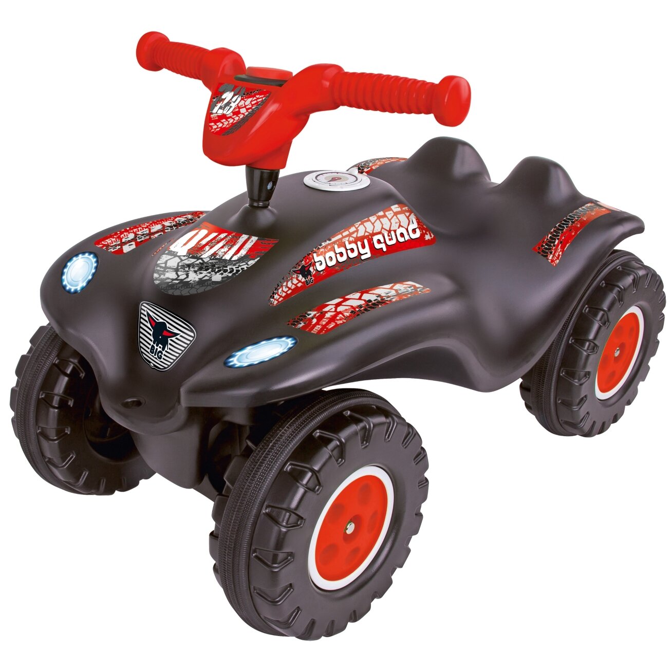 BIG Ežiukas Bobby Quad Racing juodas