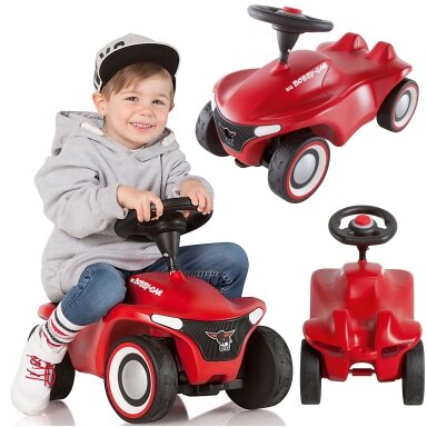 BIG raudonas paspirtukas Bobby Car Neo Red