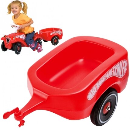 BIG priekaba Bobby Car paspirtukui (važinėjamajam) raudona