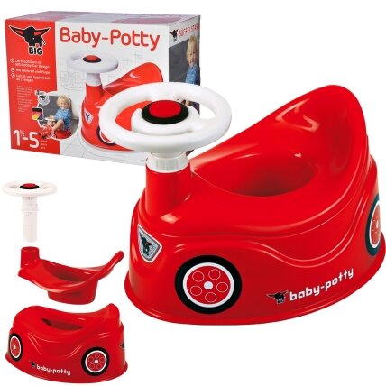 BIG naktipuodis New Bobby Car automobiliukas su vairu BIG naktipuodis New Bobby Car automobiliukas su vairu