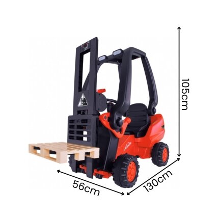 BIG Pedalinis šakinis krautuvas Linde Forklift 5