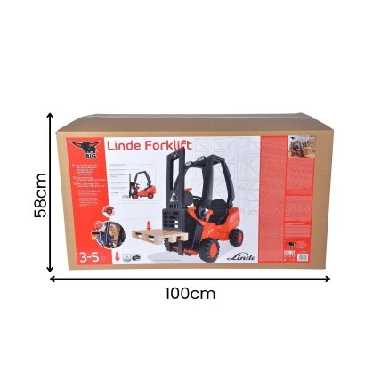 BIG Pedalinis šakinis krautuvas Linde Forklift 6