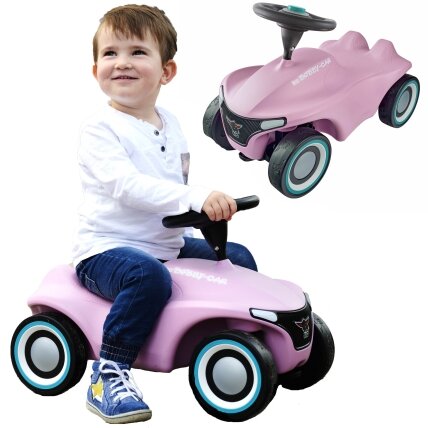 BIG rožinis stumiamas vaikiškas automobilis Bobby Car Neo Pink vaikams