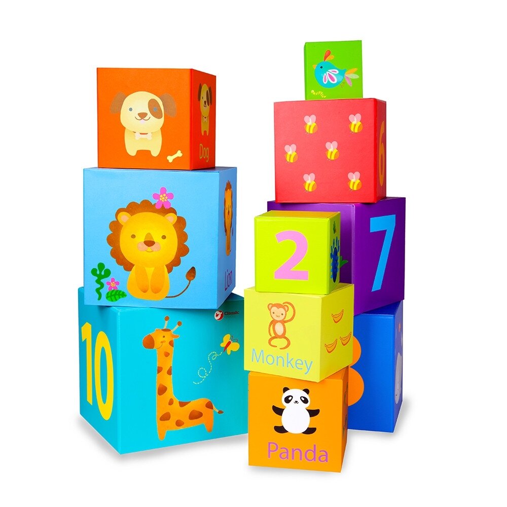 CLASSIC WORLD Magic Box Kaladėlių dėlionė Bokštas Dėžutė Edukacinis žaislas 3