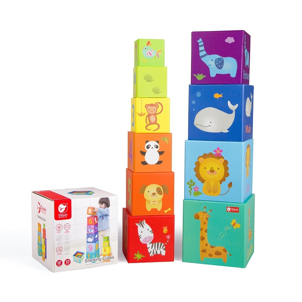 CLASSIC WORLD Magic Box Kaladėlių dėlionė Bokštas Dėžutė Edukacinis žaislas 7