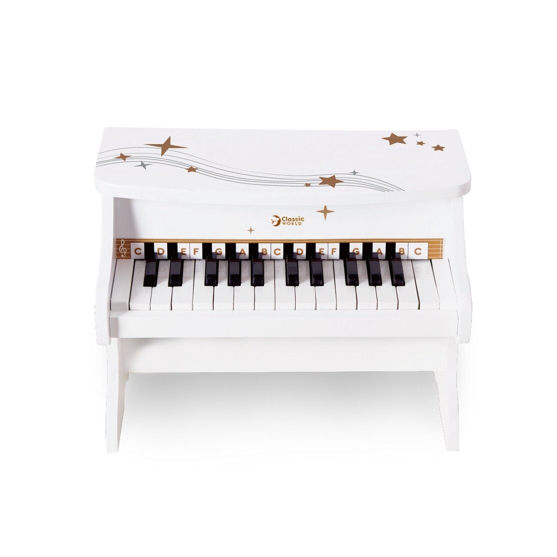 CLASSIC WORLD Medinis pianinas vaikams + mokymosi knygelė 4