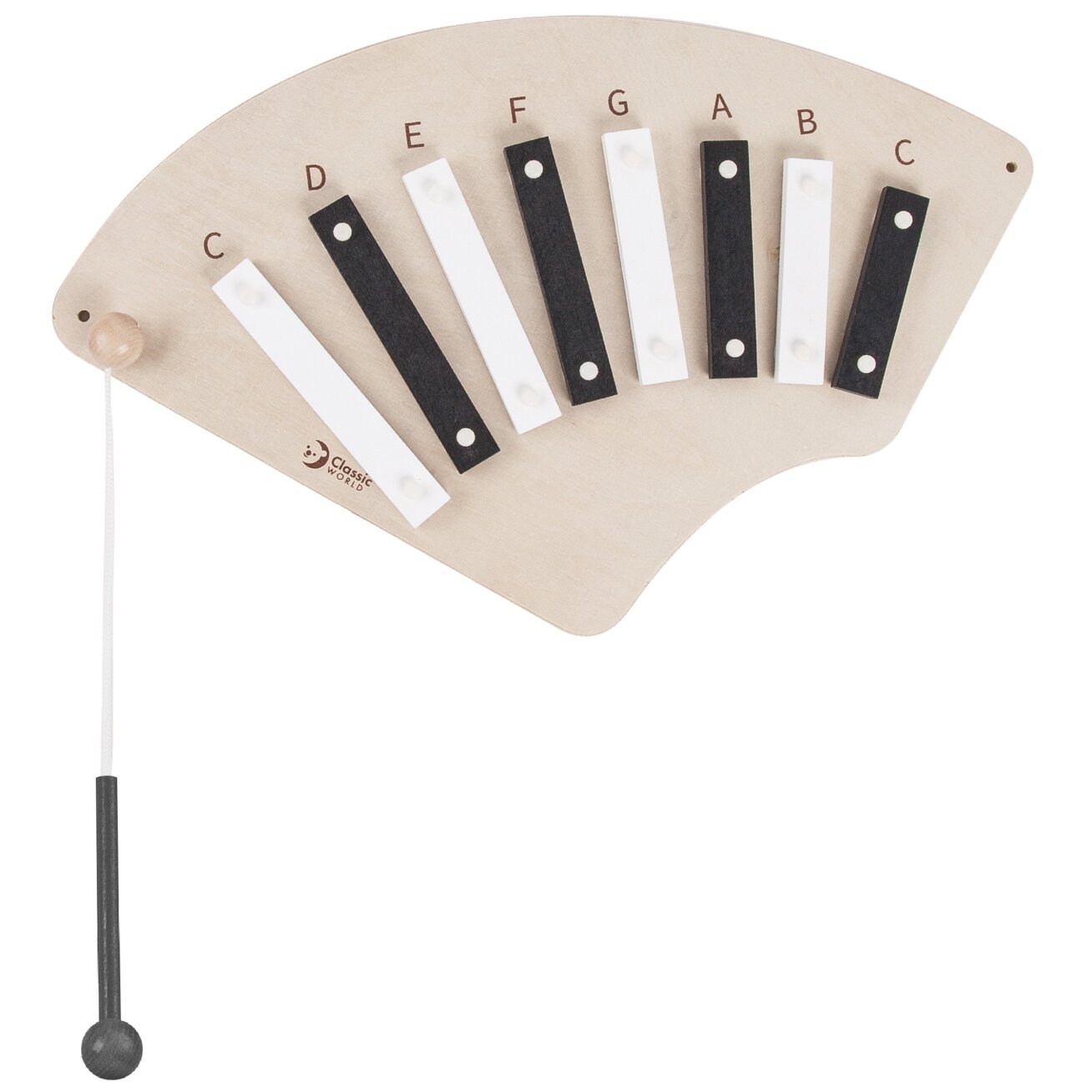 CLASSIC WORLD EDU Muzikinė sieninė lenta ZEBRA 2
