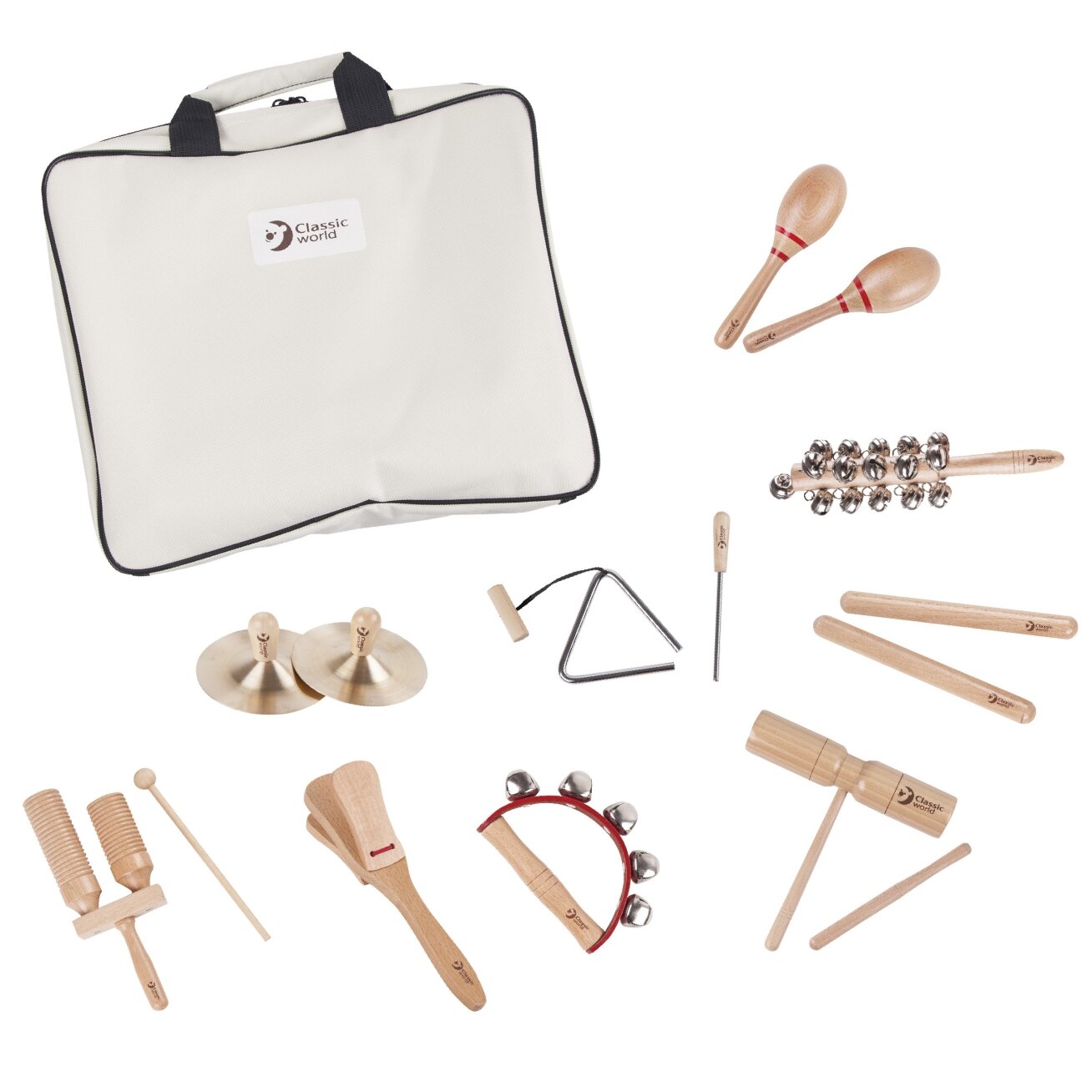 CLASSIC WORLD EDU muzikos instrumentų rinkinys 9 priedai