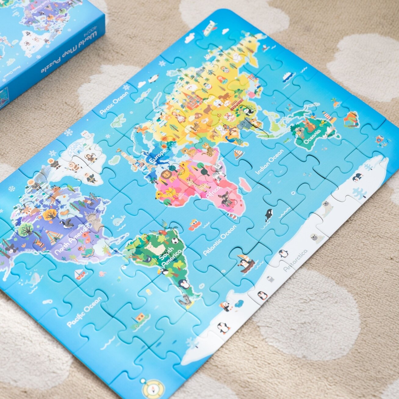CLASSIC WORLD Pasaulio žemėlapio dėlionė 9 CLASSIC WORLD Pasaulio žemėlapio dėlionė 9