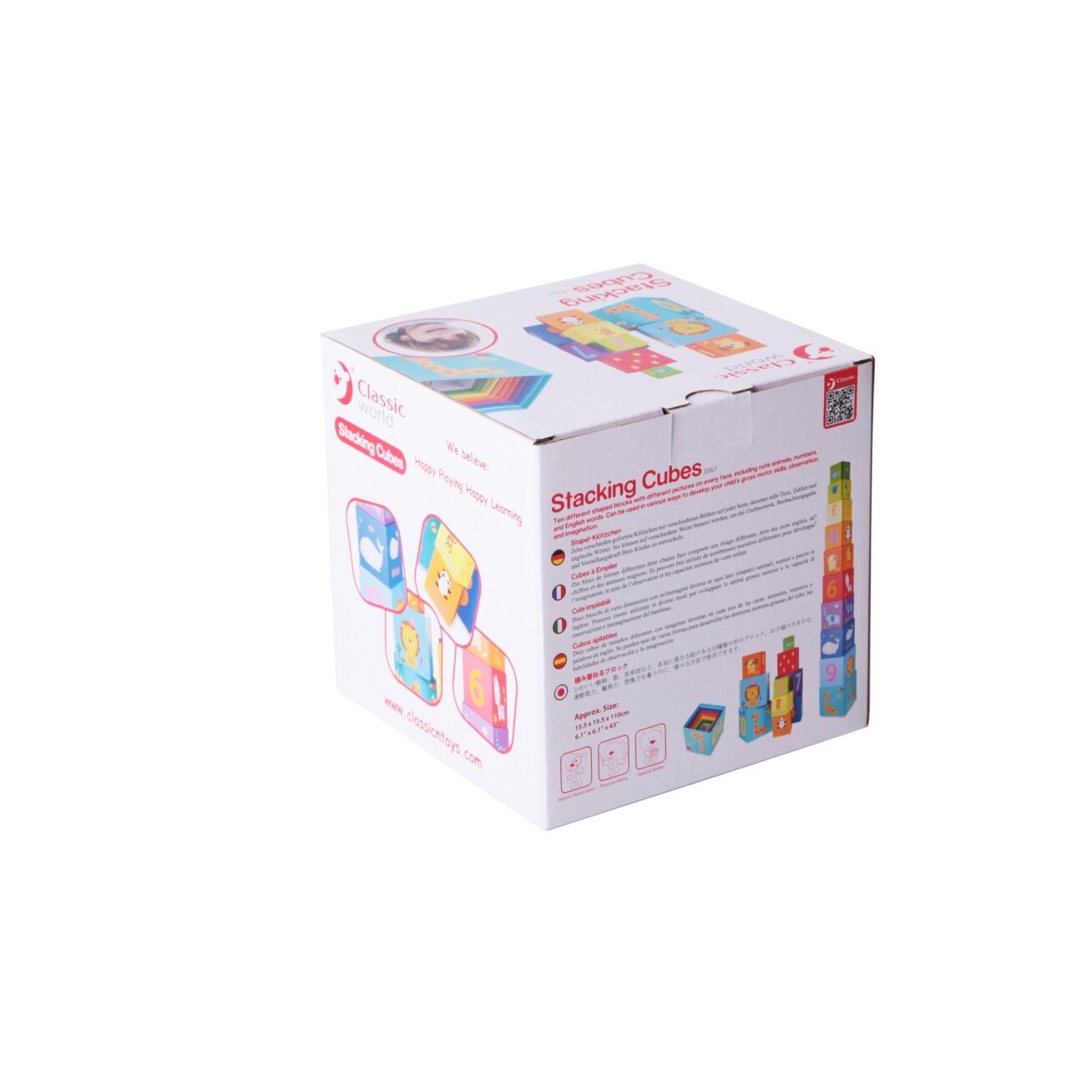 CLASSIC WORLD Magic Box Kaladėlių dėlionė Bokštas Dėžutė Edukacinis žaislas 8 CLASSIC WORLD Magic Box Kaladėlių dėlionė Bokštas Dėžutė Edukacinis žaislas 8