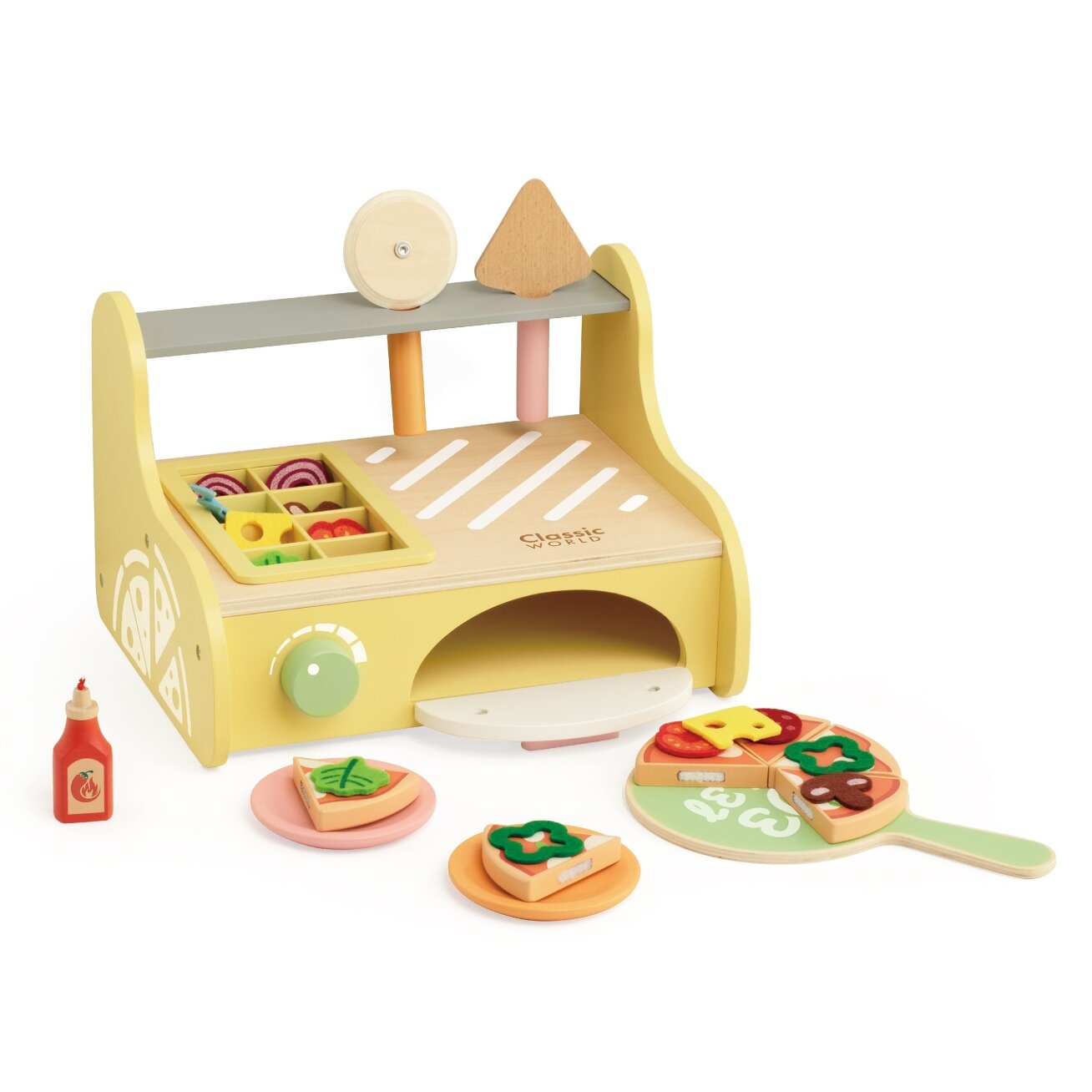 CLASSIC WORLD Medinis picos kepimo pečius Oven Pizza 3+ FSC 12