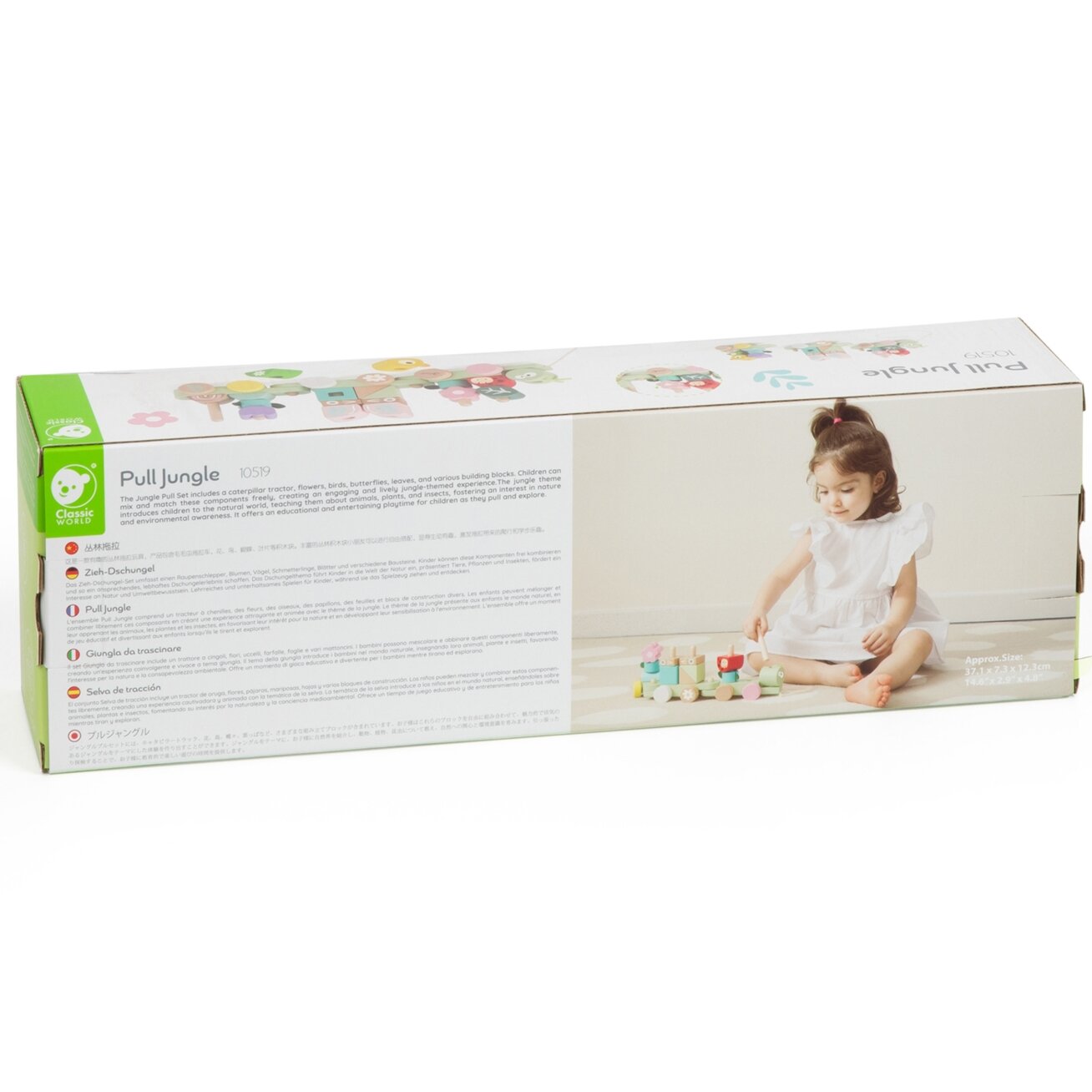 CLASSIC WORLD Montessori traukinukas Vikšras medinė dėlionė 9 CLASSIC WORLD Montessori traukinukas Vikšras medinė dėlionė 9