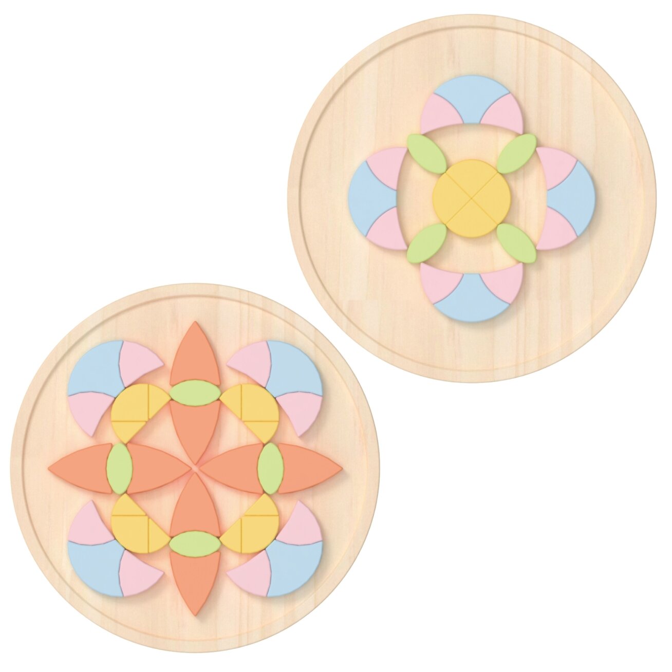 CLASSIC WORLD Pastelinė Mandala Montessori dėlionė Mozaika Gėlės 6 CLASSIC WORLD Pastelinė Mandala Montessori dėlionė Mozaika Gėlės 6
