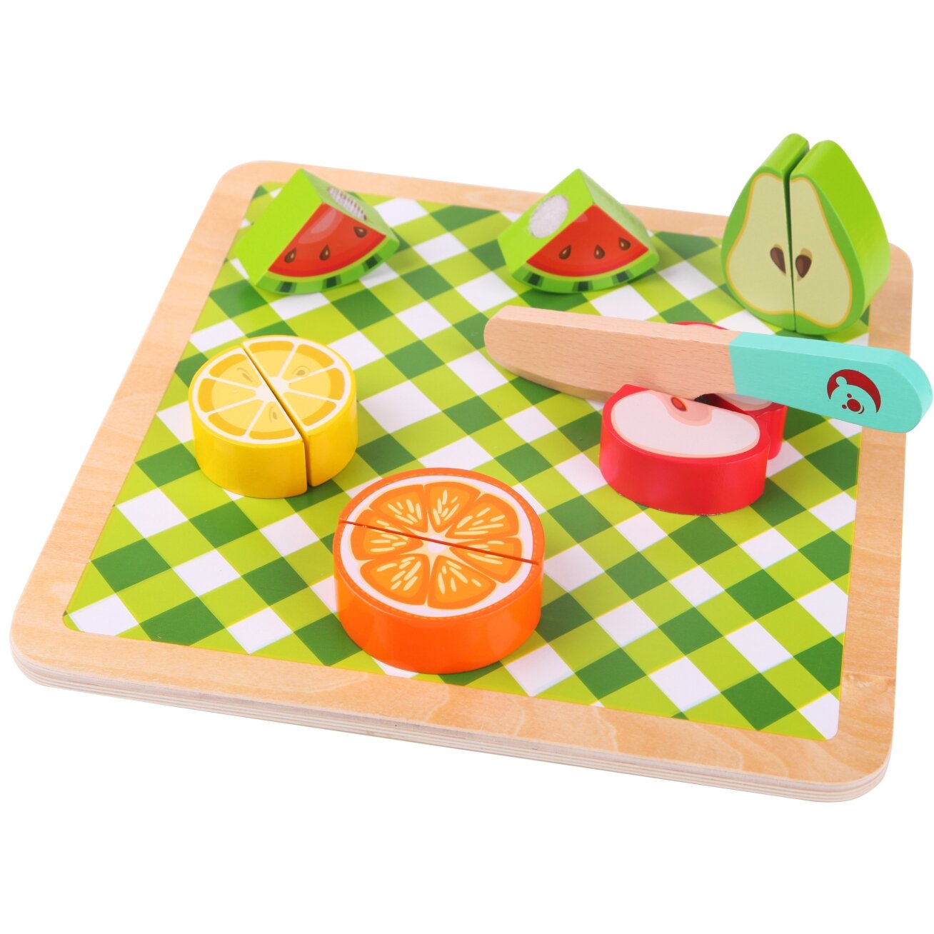 CLASSIC WORLD Vaisių pjaustymo rinkinys su lipukais MONTESSORI 20 el. 6 CLASSIC WORLD Vaisių pjaustymo rinkinys su lipukais MONTESSORI 20 el. 6