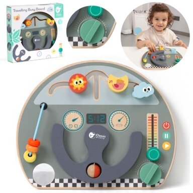CLASSIC WORLD Daugiafunkcė manipuliacinė lenta 6in1 Kelionė