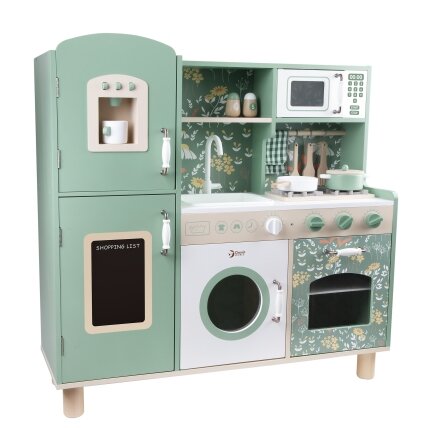 CLASSIC WORLD Didelė medinė vaikiška virtuvėlė Vintage + Akc 12