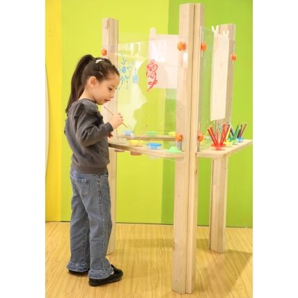 CLASSIC WORLD EDU Permatomas molbertas akrilinė lenta XXL meninis centras 3in1 1 CLASSIC WORLD EDU Permatomas molbertas akrilinė lenta XXL meninis centras 3in1 1