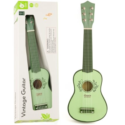 CLASSIC WORLD Vaikiška medinė vintažinė gitara vaikams 3+ 11
