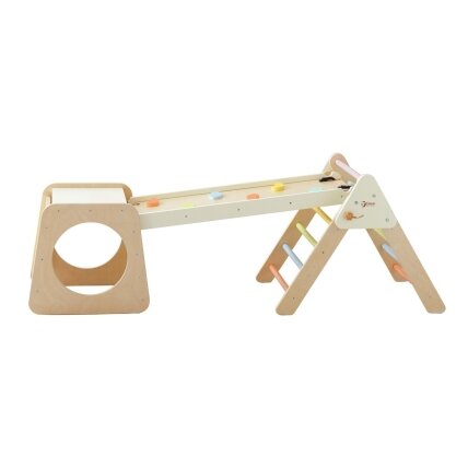 CLASSIC WORLD medinis laipiojimo rinkinys Montessori trikampis 5in1 – vaikų vidaus žaidimų aikštelė ir sporto kampelis 5 CLASSIC WORLD medinis laipiojimo rinkinys Montessori trikampis 5in1 – vaikų vidaus žaidimų aikštelė ir sporto kampelis 5