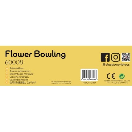 CLASSIC WORLD medinis boulingo žaidimas vaikams 6 vnt. + kamuolys 14 CLASSIC WORLD medinis boulingo žaidimas vaikams 6 vnt. + kamuolys 14