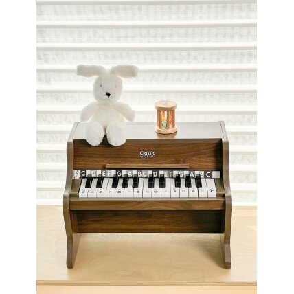 CLASSIC WORLD Klasikinis medinis pianinas + mokymosi knygelė 2