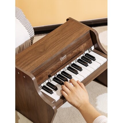 CLASSIC WORLD Klasikinis medinis pianinas + mokymosi knygelė 5