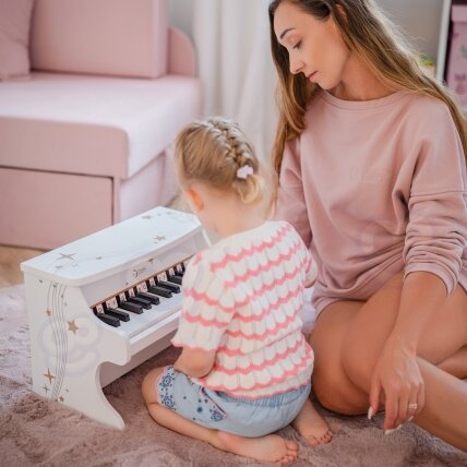 CLASSIC WORLD Medinis pianinas vaikams + mokymosi knygelė 1