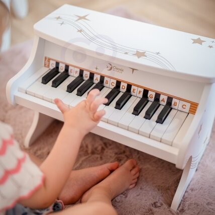 CLASSIC WORLD Medinis pianinas vaikams + mokymosi knygelė 2