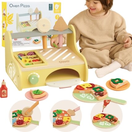 CLASSIC WORLD Medinis picos kepimo pečius Oven Pizza 3+ FSC CLASSIC WORLD Medinis picos kepimo pečius Oven Pizza 3+ FSC
