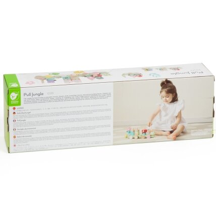 CLASSIC WORLD Montessori traukinukas Vikšras medinė dėlionė 9