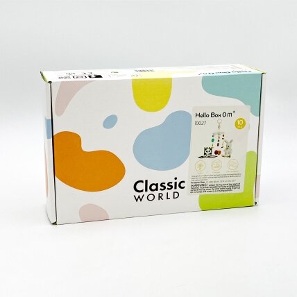CLASSIC WORLD Pastelinis rinkinys kūdikiams Box Pirmieji žaislai nuo 0–6 mėn. 11