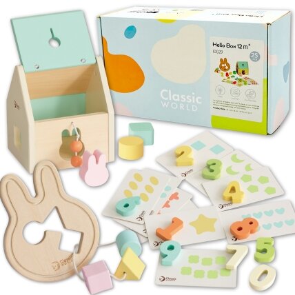CLASSIC WORLD Pastelinių spalvų rinkinys kūdikiams Box Pirmieji lavinamieji žaislai nuo 12 iki 18 mėn. 13 CLASSIC WORLD Pastelinių spalvų rinkinys kūdikiams Box Pirmieji lavinamieji žaislai nuo 12 iki 18 mėn. 13