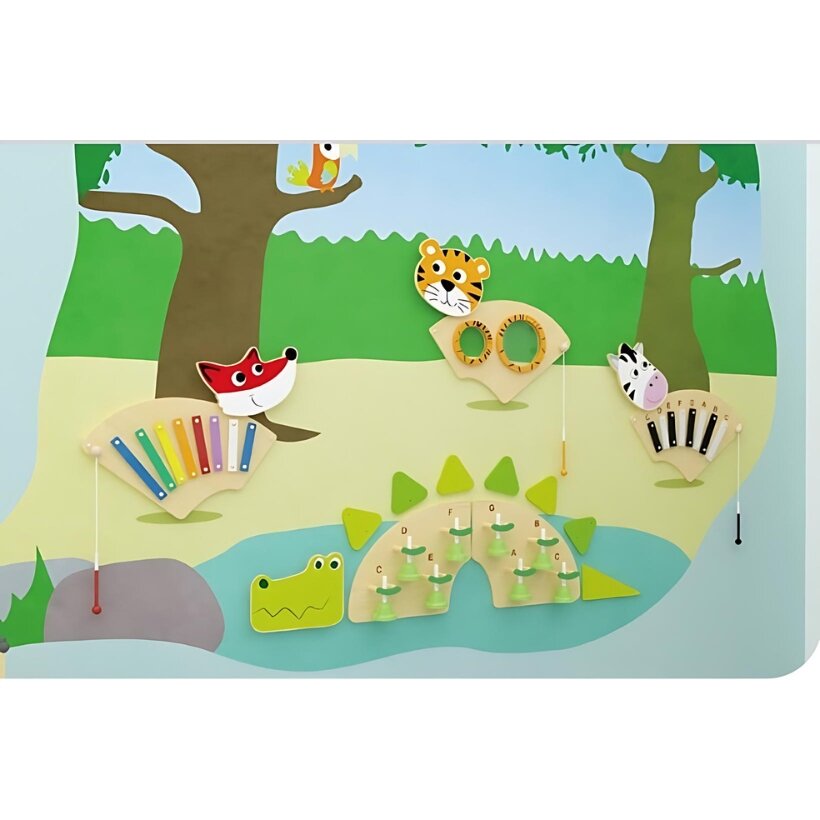 CLASSIC WORLD EDU Muzikinė sieninė lenta ZEBRA 5 CLASSIC WORLD EDU Muzikinė sieninė lenta ZEBRA 5