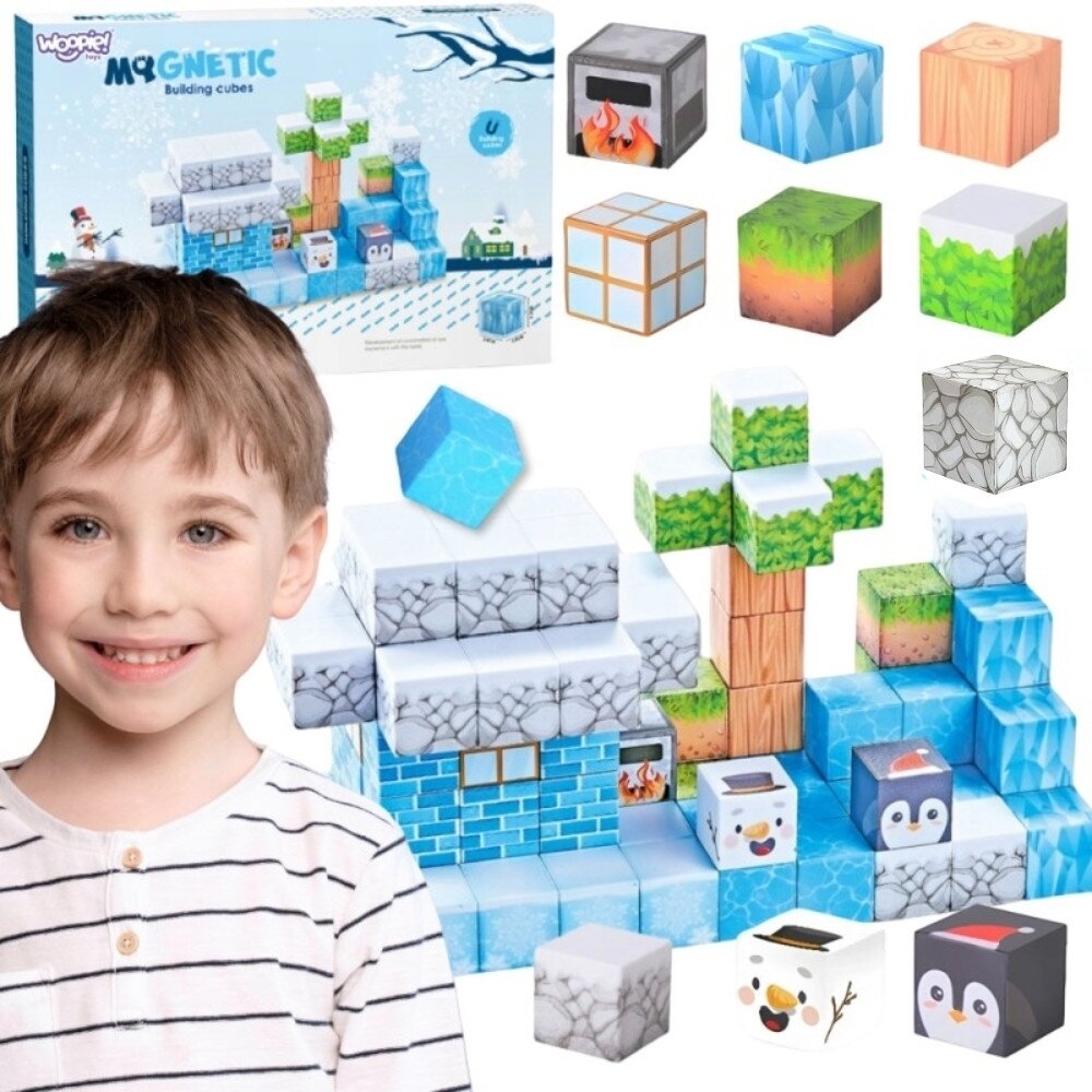 WOOPIE magnetinės konstravimo kaladėlės Žiemos pasaulis WOOPIE magnetinės konstravimo kaladėlės Žiemos pasaulis