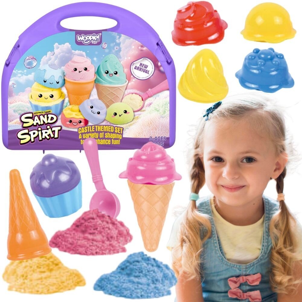 WOOPIE SAND FAIRY Kinetinio smėlio rinkinys Ledainė 13 el WOOPIE SAND FAIRY Kinetinio smėlio rinkinys Ledainė 13 el