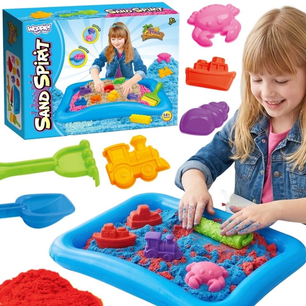 WOOPIE Magiškas kinetinis smėlis Rinkinys Baseinas Formelės 3+ WOOPIE Magiškas kinetinis smėlis Rinkinys Baseinas Formelės 3+