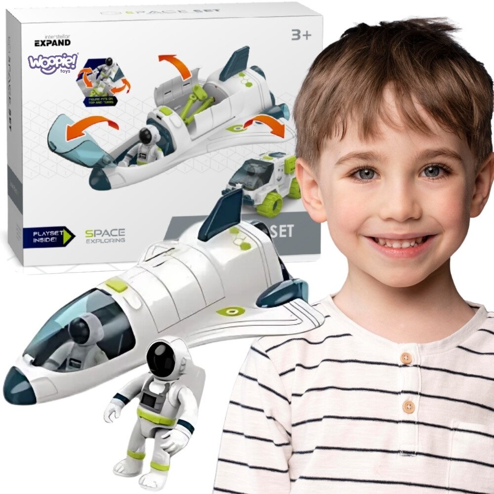 WOOPIE kosminis rinkinys: erdvėlaivis ir marsaeigis Space Set WOOPIE kosminis rinkinys: erdvėlaivis ir marsaeigis Space Set