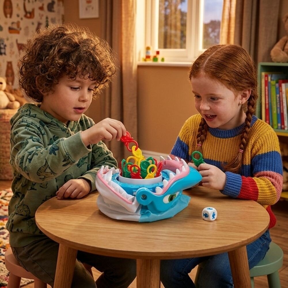 WOOPIE Vikrumo žaidimas ŽUVELIŲ GAUDYMAS Alkanas ryklys KANDA DIY 1