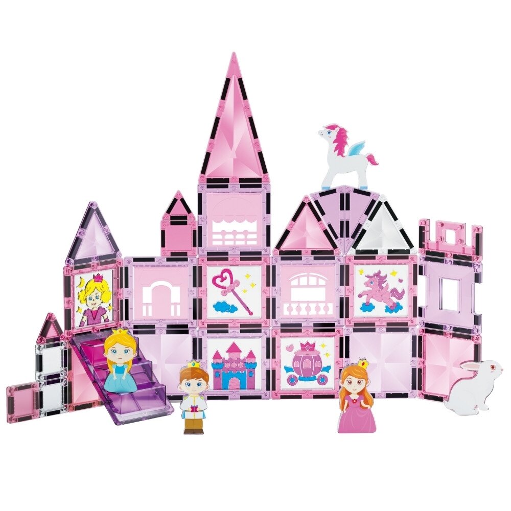 WOOPIE Magnetinių kaladėlių rinkinys Princesės pilis 50 vnt. 9 WOOPIE Magnetinių kaladėlių rinkinys Princesės pilis 50 vnt. 9