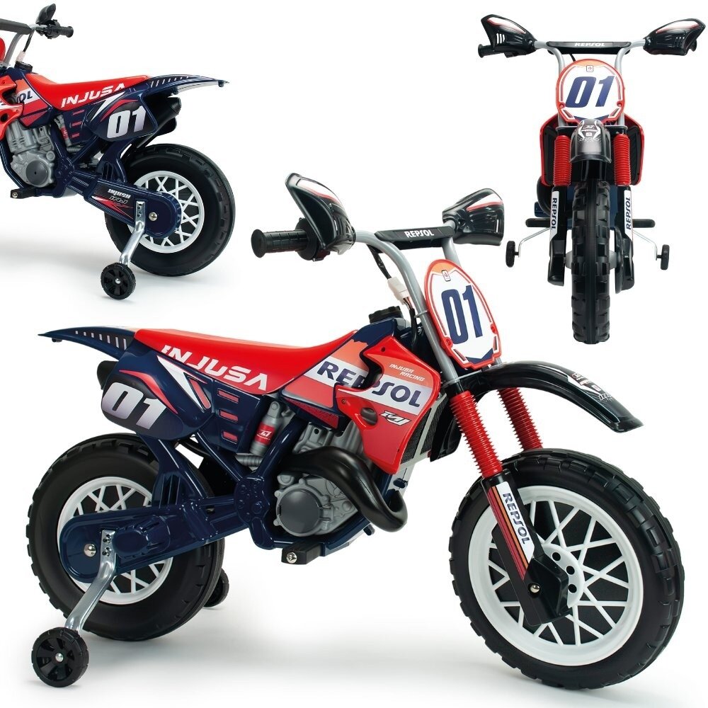 INJUSA elektrinis motociklas Repsol 6V INJUSA elektrinis motociklas Repsol 6V