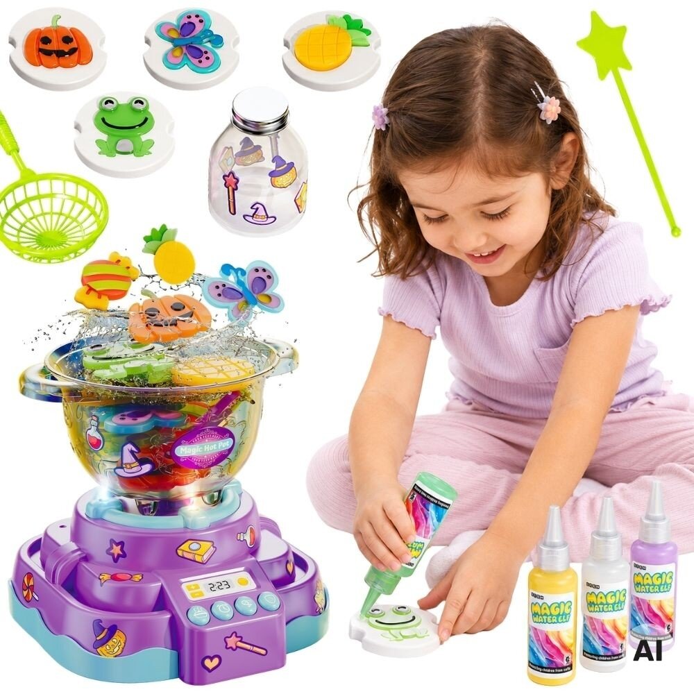WOOPIE Interaktyvus katilas DIY rinkinys želinių figūrėlių kūrimui 21 el.