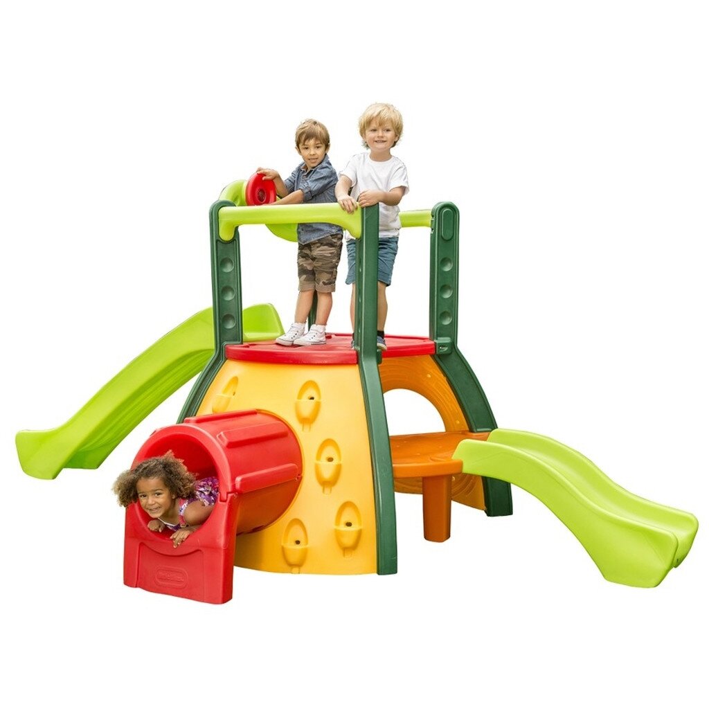 Little Tikes Super Beždžionių Giraitė, spalva 2/1, žaidimų aikštelė su čiuožykla
