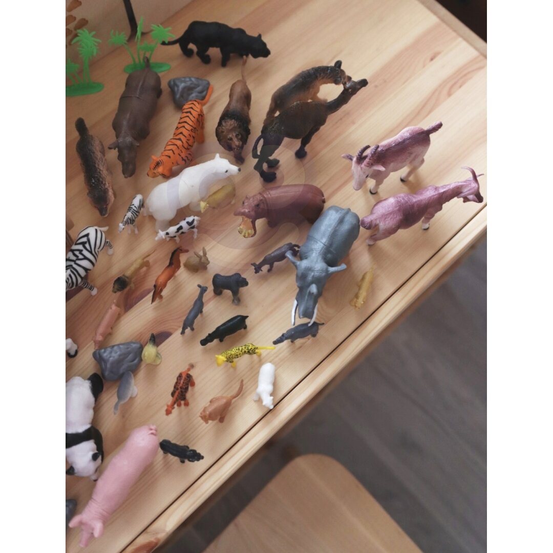 WOOPIE XXL gyvūnų figūrėlių rinkinys 58 vnt. 2