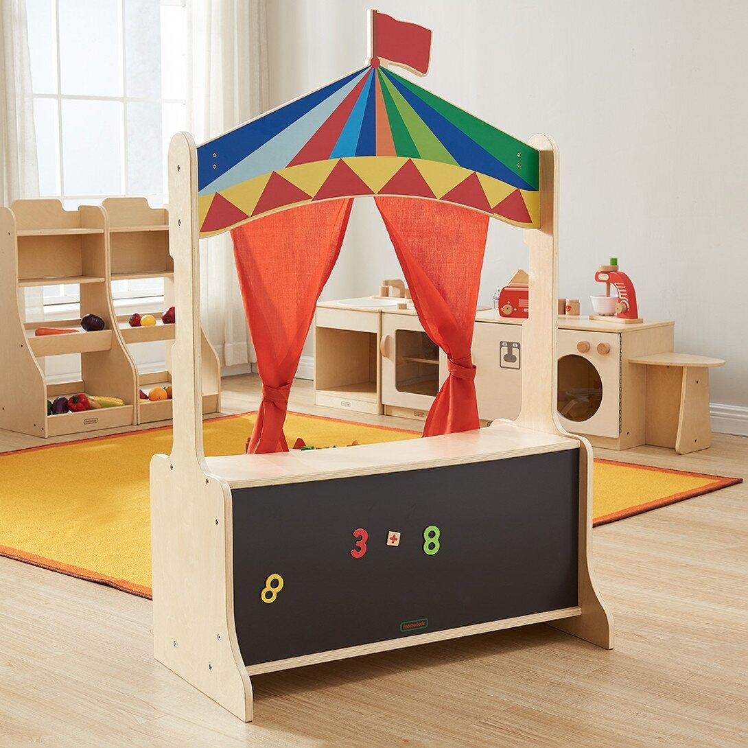 MASTERKIDZ Medinis lėlių teatrėlis parduotuvė kioskas 2
