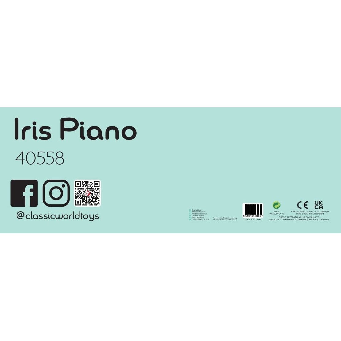 CLASSIC WORLD Muzikinis pianinas vaikams Mokymasis groti + knygelė 8 CLASSIC WORLD Muzikinis pianinas vaikams Mokymasis groti + knygelė 8