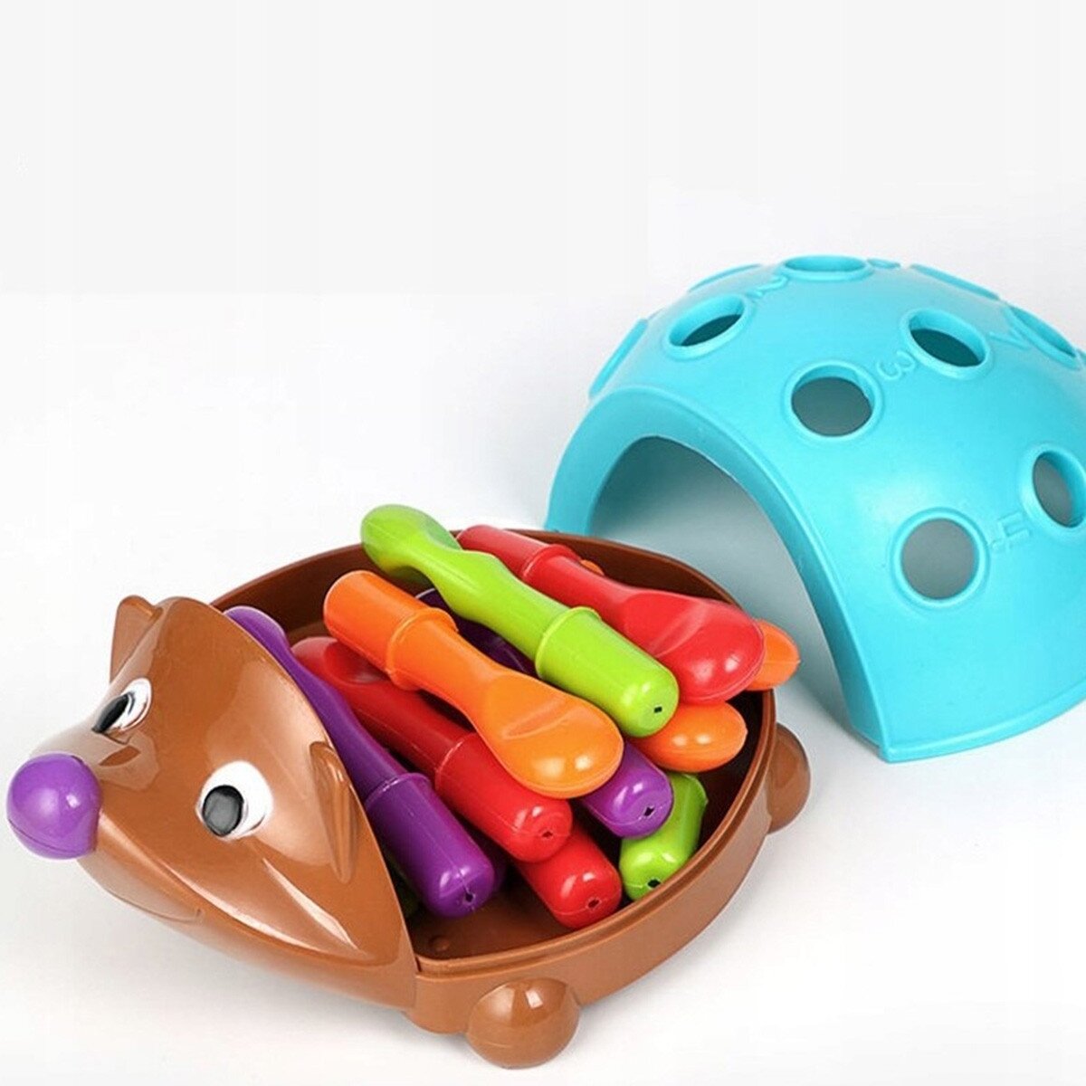 WOOPIE Lavinamasis žaidimas Ežiukas Sorteris Montessori Skaičių ir Spalvų Mokymasis 4in1 8 WOOPIE Lavinamasis žaidimas Ežiukas Sorteris Montessori Skaičių ir Spalvų Mokymasis 4in1 8